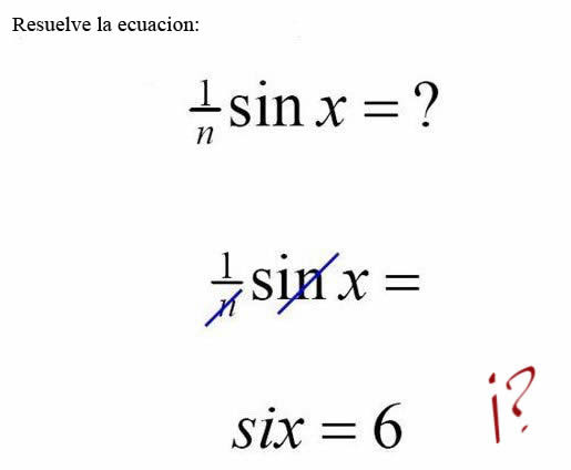 examen matemáticas divertido