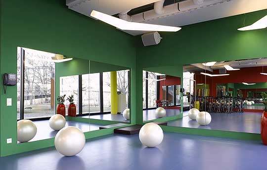 oficinas de google: gimnasio